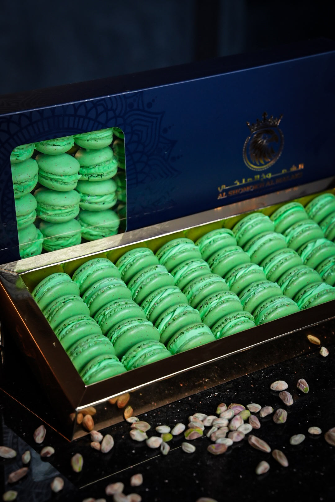 Pistachio macaron